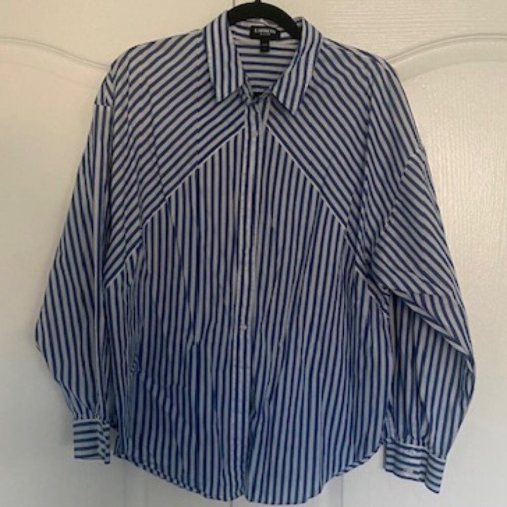 Stripe button down shirt